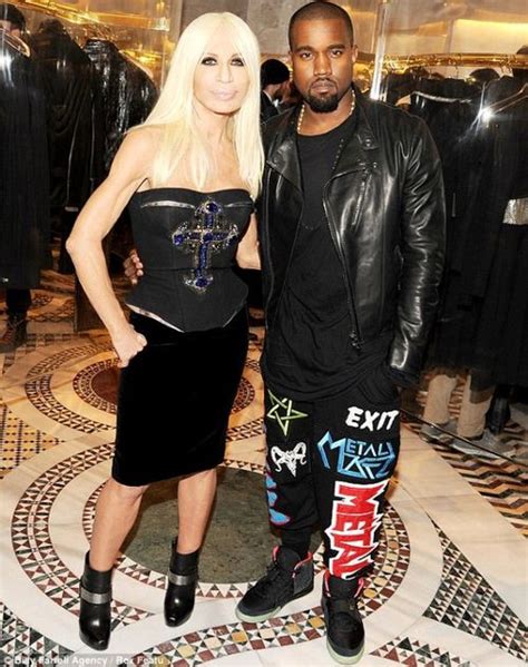 kanye west donatella versace|Kanye West, Donatella Versace, and Hailey Bieber are among .